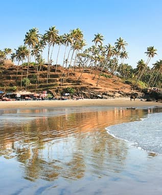 Vibrant Vagator Beach