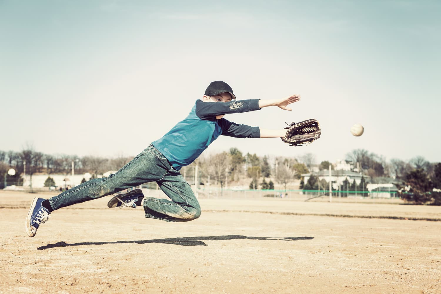 Catch a baseball game