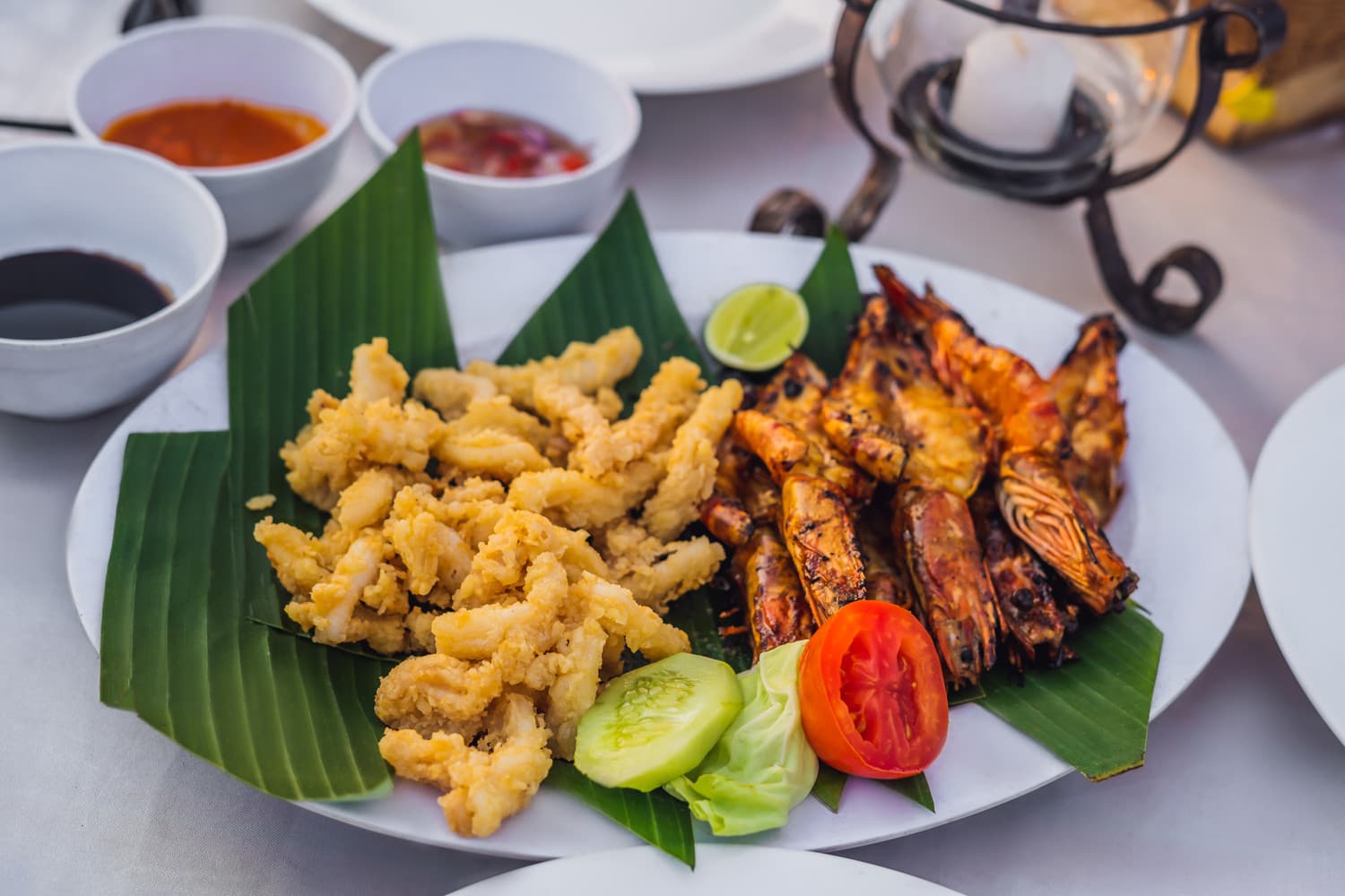 Seafood at Jimbaran Bay